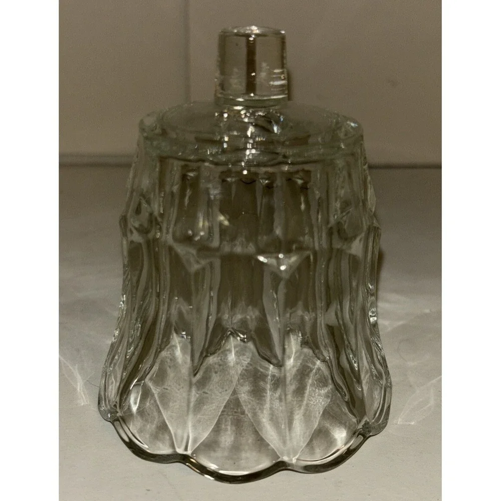 Clear Glass Votive Candle Holder VTG Home Interiors Starlight Sconce Peg Shade‎